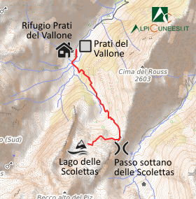 Carta schematica - Itinerario 12.42