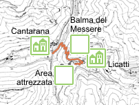 Carta schematica - Itinerario 01.11