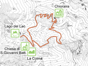 Carta schematica - Itinerario 01.16