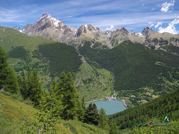 5 - Il Monviso e il Lago di Castello dai pressi del Colle della Battagliola (2015)