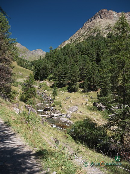 14 - Il ponticello sul Torrente Vallanta presso le Grange Gheit (2021)