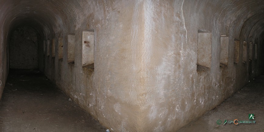 17 - L'interno del cofano di controscarpa a Fort de Giaure (2010)