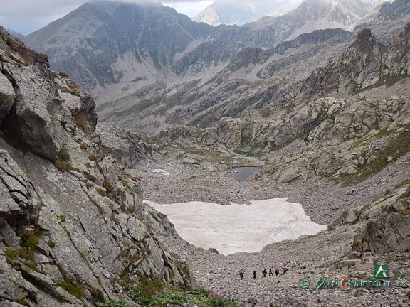 8 - Das letzte Geröllfeld vor dem Pas du Mont Colomb (2014, Foto: R. Safiullina)